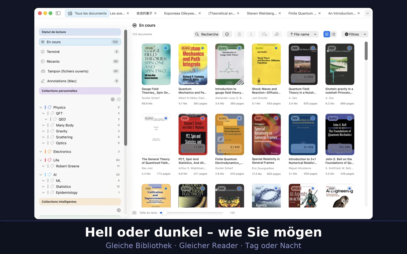 Bildschirmfoto von UniReader