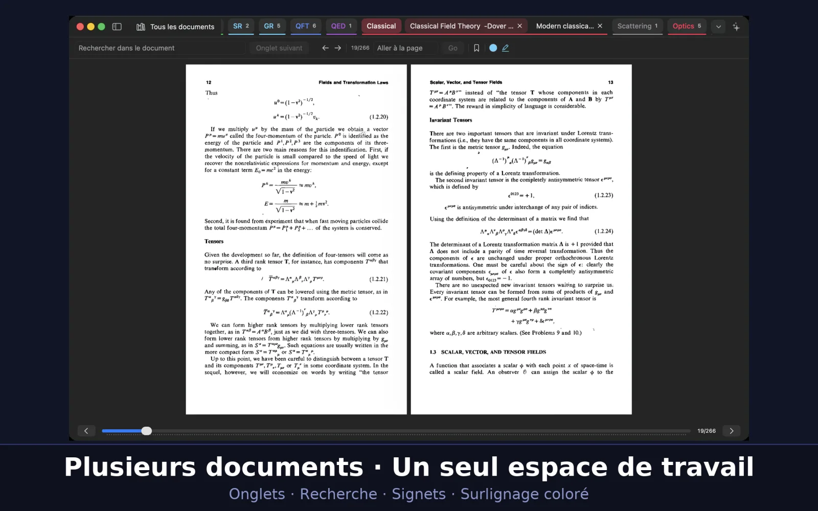 Capture d’écran d’UniReader
