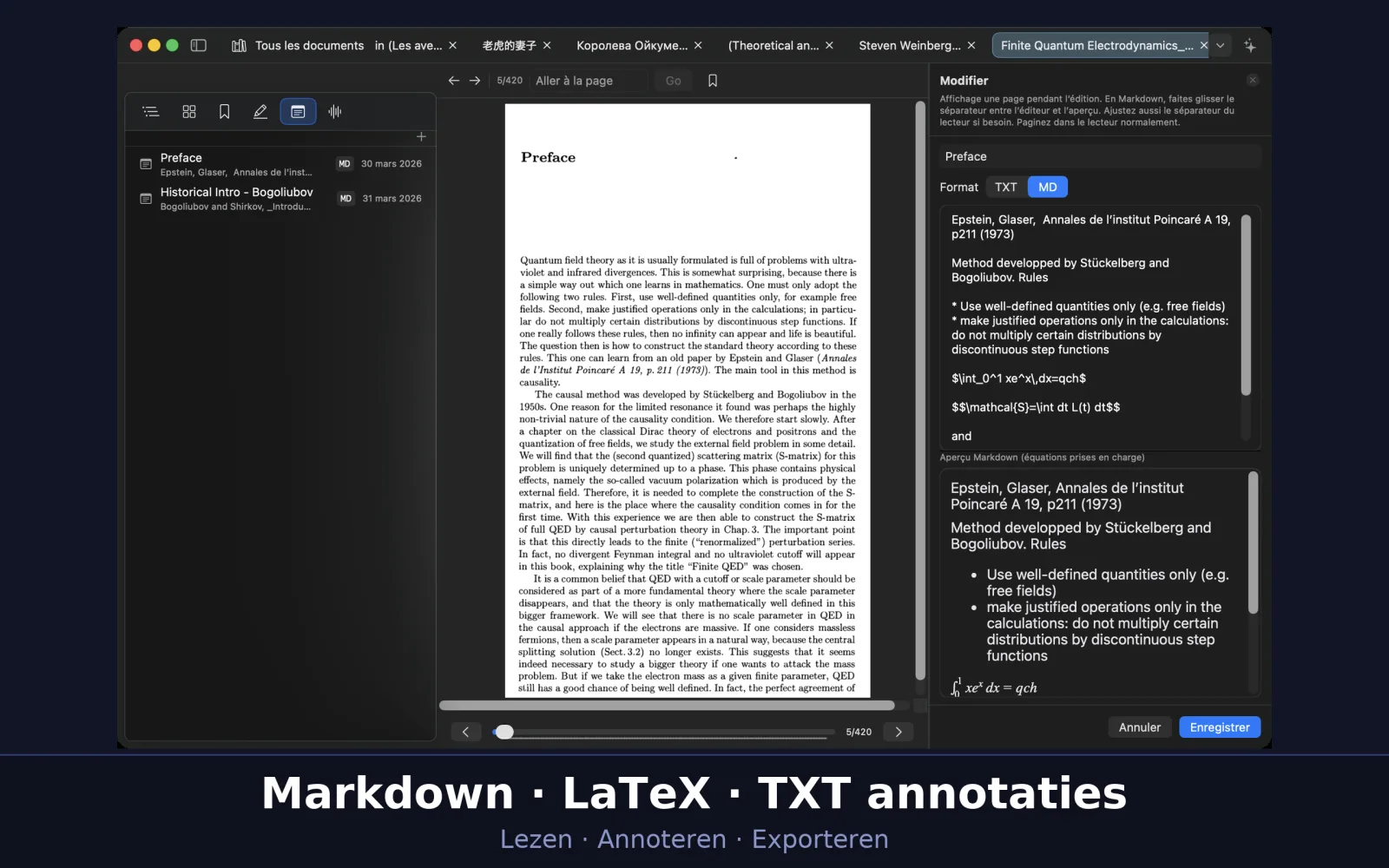 Schermafbeelding van UniReader
