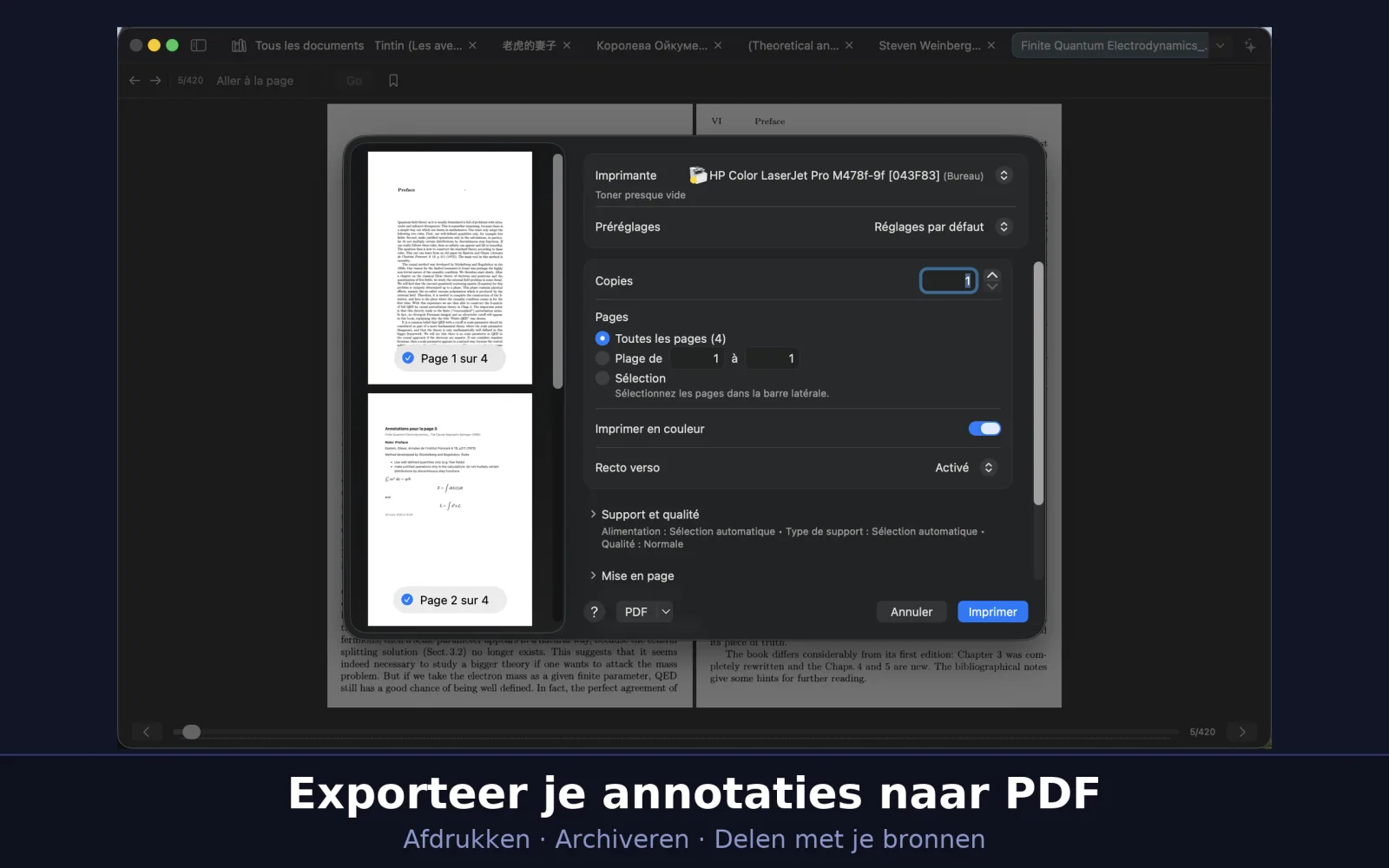 Schermafbeelding van UniReader