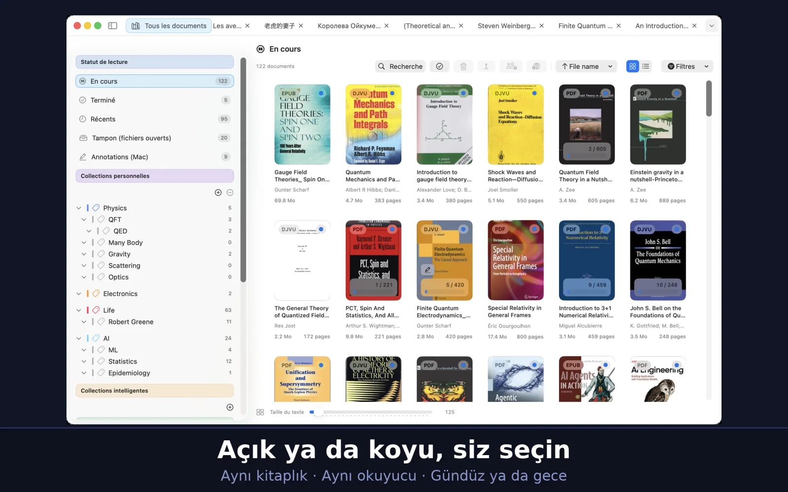 UniReader ekran görüntüsü